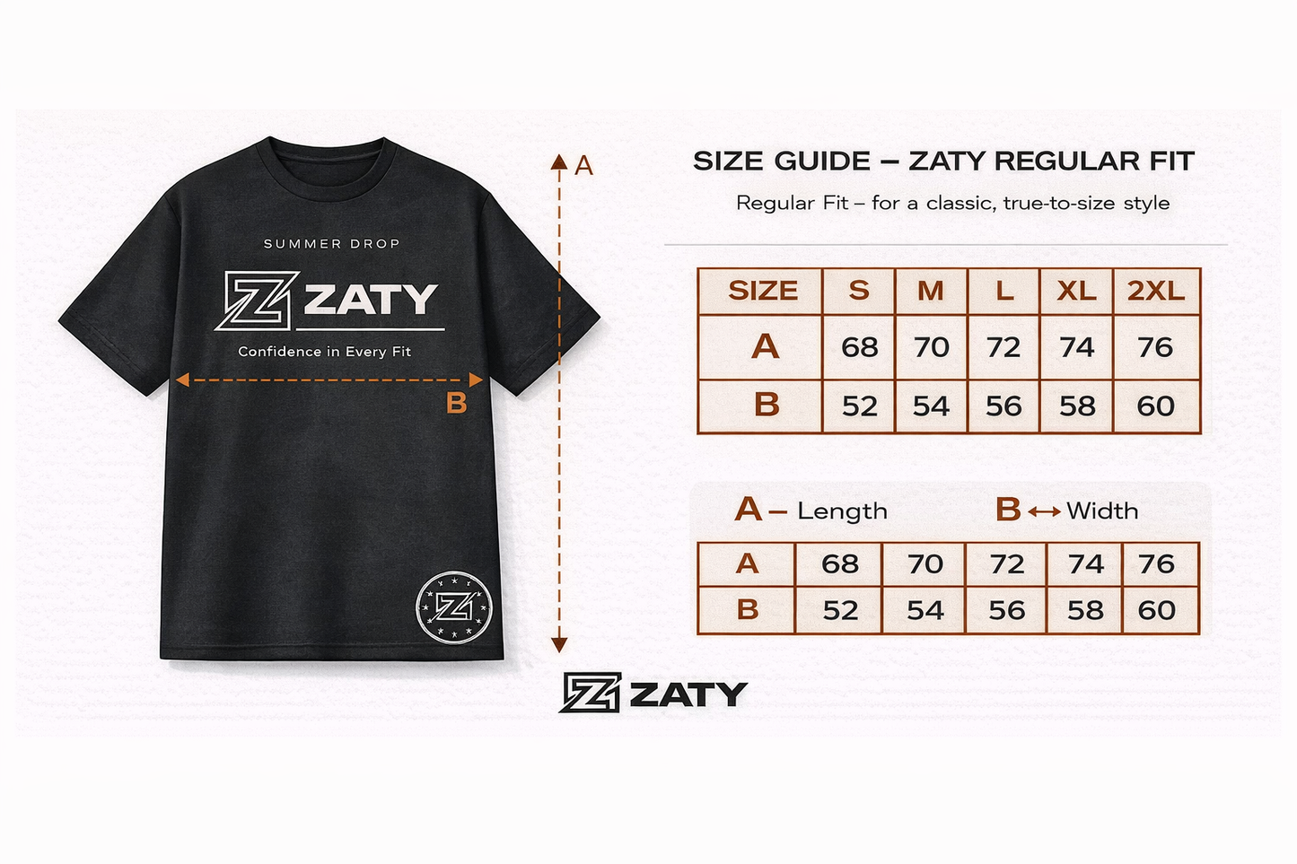 ZATY Essential Regular Tee